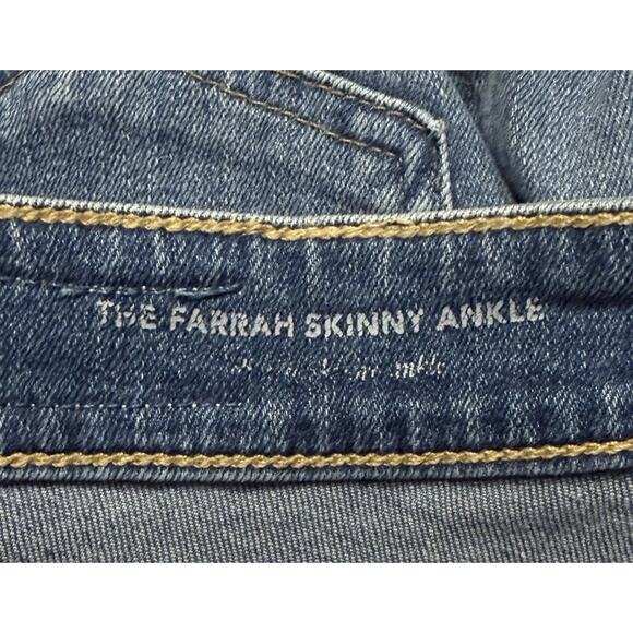 AG Farrah Jeans sz 27 Skinny Ankle High-Rise 14 Year 14YBUG Frey Hem 27x29 - Picture 6 of 12